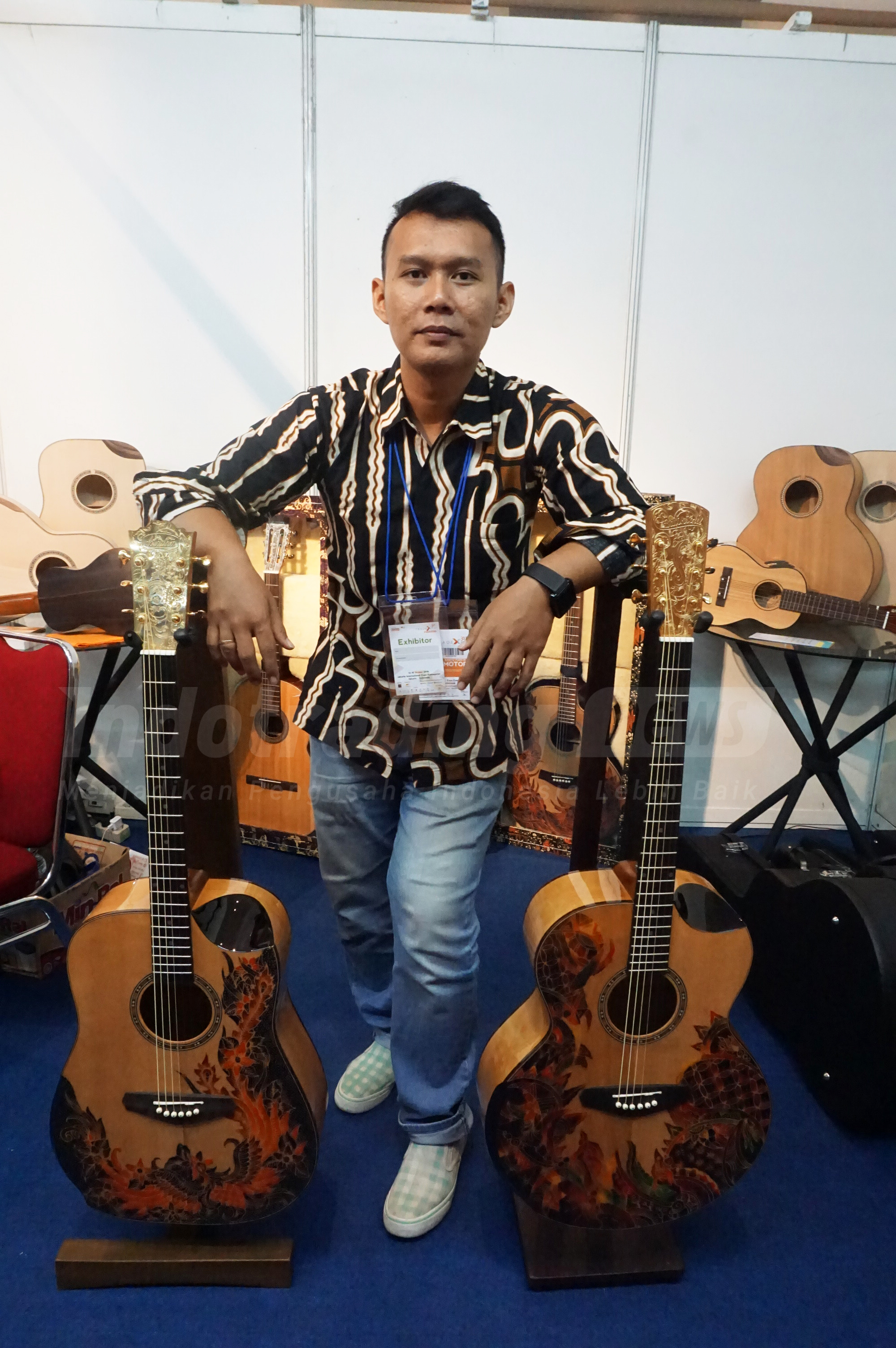 Foto: Pemilik Batik Soul Guitar, Guruh Sapdo Nugroho/Dok: indotrading.com