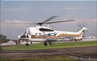 Helikopter tipe FLYER NAS332 Super Puma/Foto: PT DI