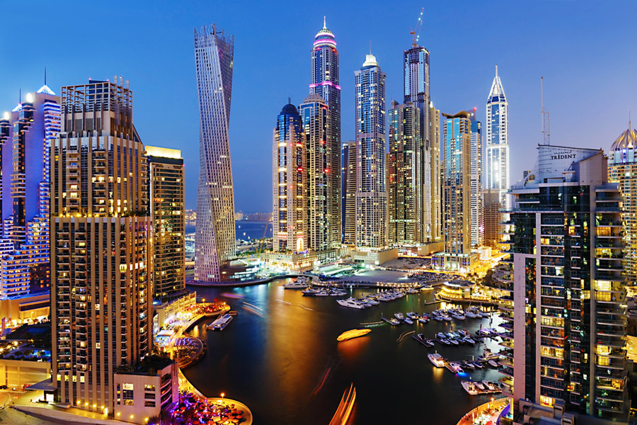 Salah satu sudut kota Dubai yang modern/Dok: Wikipedia