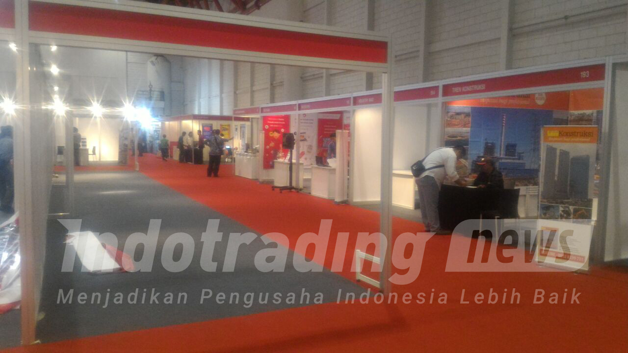 Foto: Booth indotrading.com di Steel Indonesia Expo 2016/Dok: indotrading.com