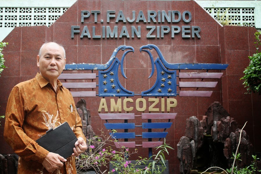 Muliamin pendiri PT Fajarindo Faliman Zipper