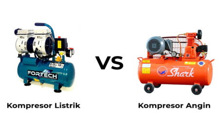 perbedaan kompresor listrik dan angin