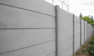 penggunaan pagar beton