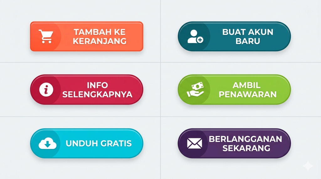 tombol call to action pada landing page.