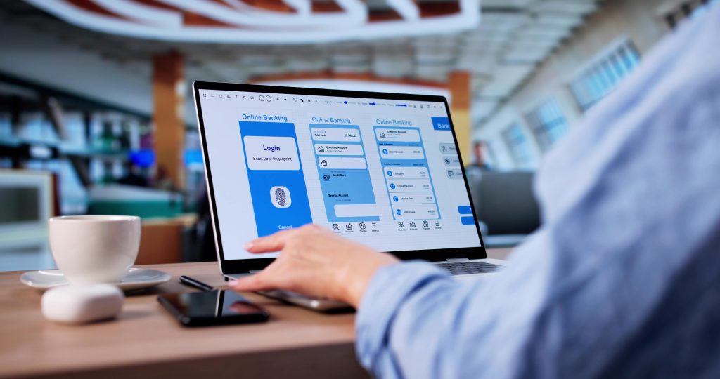 desain landing page yang bersih dan profesional.