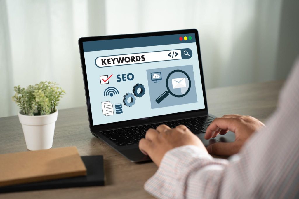 riset keyword menggunakan tools SEO.