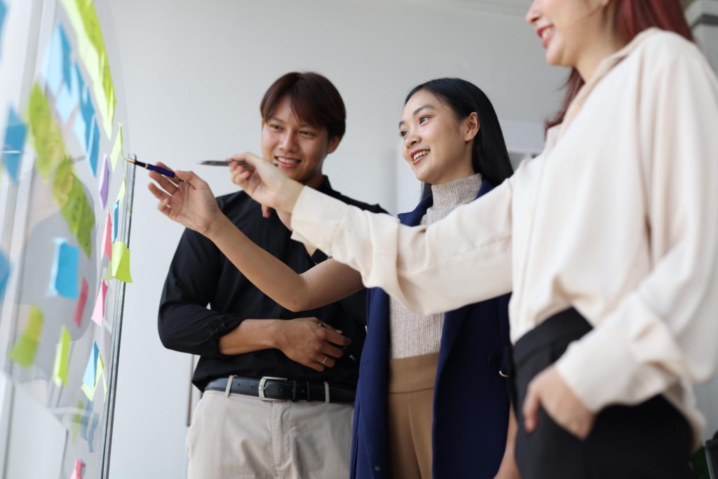 brainstorming ide katalog produk B2B.