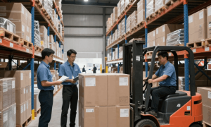 aktivitas supplier di gudang industri Indonesia dengan proses distribusi barang B2B