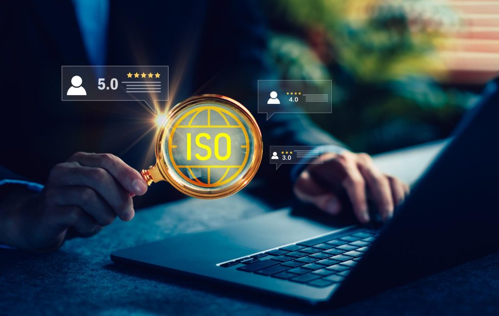 sertifikat ISO perusahaan industri.