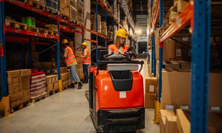 Aktivitas supply chain dan logistik supplier industri dalam bisnis B2B.