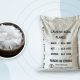 Soda api (caustic soda flakes) dalam karung 25 kg dan serpihan NaOH
